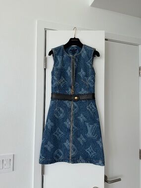 Louis Vuitton 2021 Mini Denim Dress